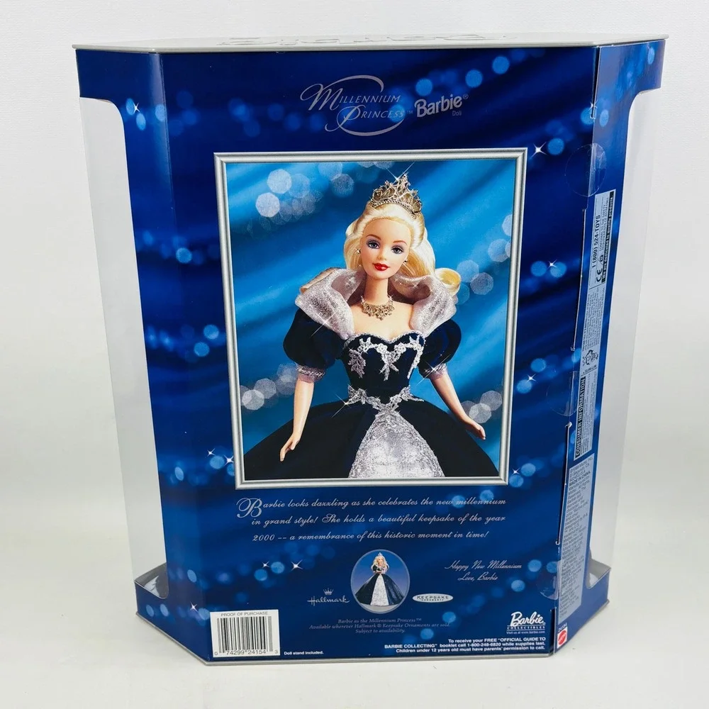 Barbie Millennium‎ Princess 2000 Special Edition Mattel 24154 Blue Velvet Dress